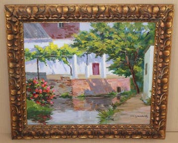 Miguel Martínez Verchili (1898-1989) - Reflejos de primavera