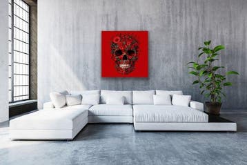 Eric Brumette - VANITY SKULL FACTORY 2 - Toile L - LIMITED