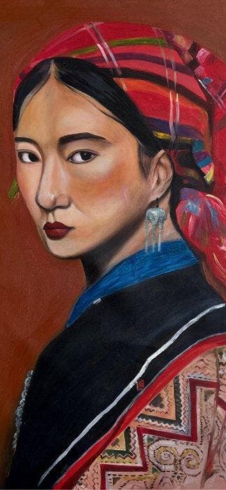 Hoàng Quoc Vinh (1981) - LÂme du Vietnam 100 80 cm - No