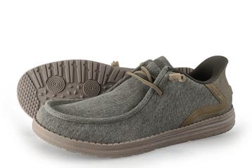 Skechers Veterschoenen in maat 44 Groen, Kleding | Heren, Schoenen, Overige kleuren, Verzenden, Zo goed als nieuw, Skechers