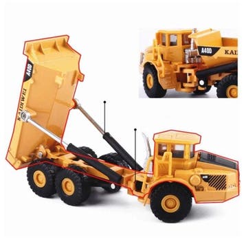 KAIDIWEI A400 Vrachtwagen Aanhangwagen Laadwagen - 1:87, Verzenden, Nieuw