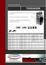 Diamant Tegelboor - Keramische tegels - Blauwsteen., Verzenden, Nieuw