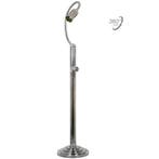 Staande lampen Messing Vloerlamp Valdez Antiek Zilver, Huis en Inrichting, Verzenden, Nieuw