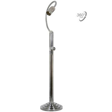 Staande lampen Messing Vloerlamp Valdez Antiek Zilver, Verzenden, Nieuw