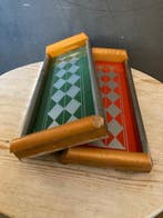 Plateau - Bois, Métal, Verre, Aluminium - Deux plateaux au