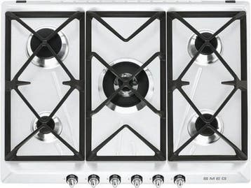 Smeg SR975BGH - Gaskookplaat - 5 zones - Wit, Elektronische apparatuur, Fornuizen, Verzenden, Zo goed als nieuw