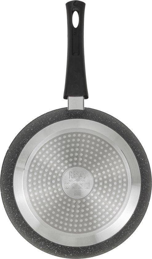 2dekans | Resto Leo Hapjespan – Ø26 cm – Gesmeed Aluminium –, Maison & Meubles, Cuisine | Casseroles & Poêles, Enlèvement ou Envoi