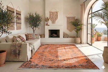 orange vintage - Tapis - 275 cm - 175 cm - avec certificat, Nieuw