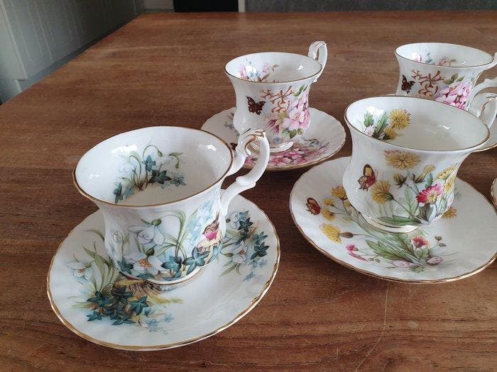 Tafelservies (7) - Meadow Field - Been, Porselein - Country, Antiquités & Art, Antiquités | Meubles | Tables