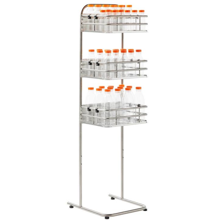 Flessenrek | RVS | 3 Niveaus | Vrijstaand |, Zakelijke goederen, Horeca | Keukenapparatuur, Nieuw in verpakking, Verzenden