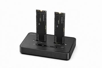 DrPhone DataBridge – M.2 NVMe SSD Docking Station – Dual Bay, Computers en Software, Verzenden, Nieuw