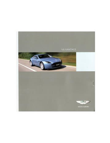 2006 ASTON MARTIN V8 VANTAGE BROCHURE DUITS
