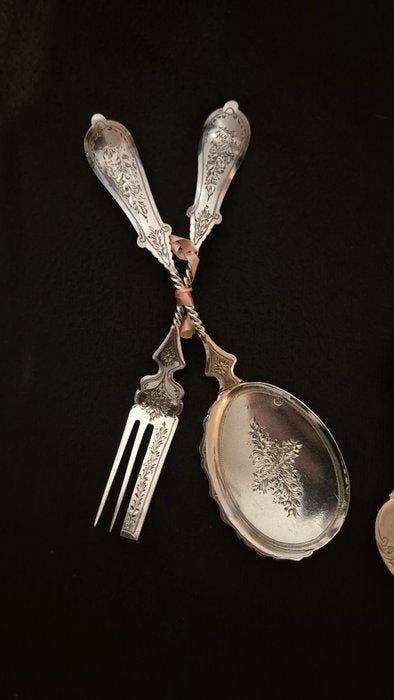 niet bekend - niet bekend - Ustensile de service (4) -, Antiek en Kunst, Antiek | Zilver en Goud