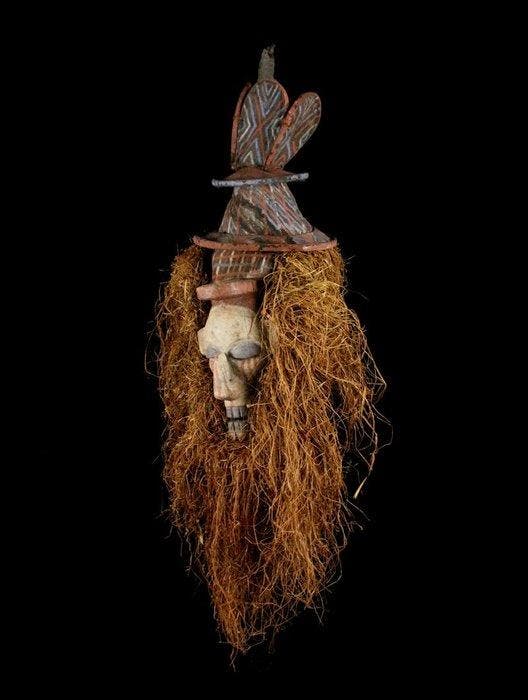 masker - Yaka - DR Congo, Antiek en Kunst, Kunst | Niet-Westerse kunst