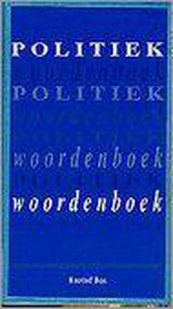 POLITIEK WOORDENBOEK. 9789064732744 ROELOF BOS, Verzenden, ROELOF BOS