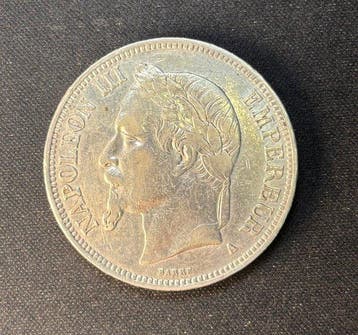 Frankrijk. Napoléon III. 5 Francs 1869-A, Paris (Zonder