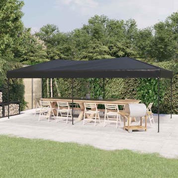 vidaXL Partytent inklapbaar 3x6 m antracietkleurig, Verzenden