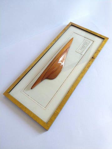Bateau miniature à demi-coque - Demi coque décorative, 47