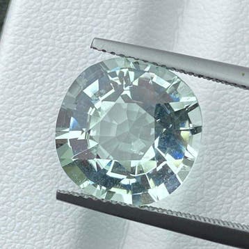 Zonder minimumprijs Aquamarijn - 8.21 ct - nternational, Handtassen en Accessoires, Edelstenen, Nieuw