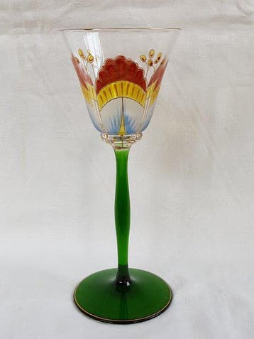 Theresienthal - Wijnglas - Wijnglas met emaille