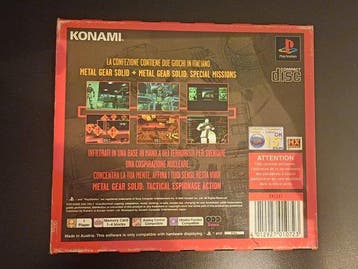 Sony - Playstation 1 (PS1) - Metal Gear Solid - Videogame -