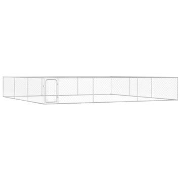 vidaXL Hondenkennel voor buiten 6x6x1 m gegalvaniseerd staal, Verzenden, Nieuw