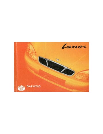 1999 DAEWOO LANOS INSTRUCTIEBOEKJE DUITS