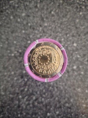 België. 2 Euro 2015 30 Years European Flag (25 coins) in, Postzegels en Munten