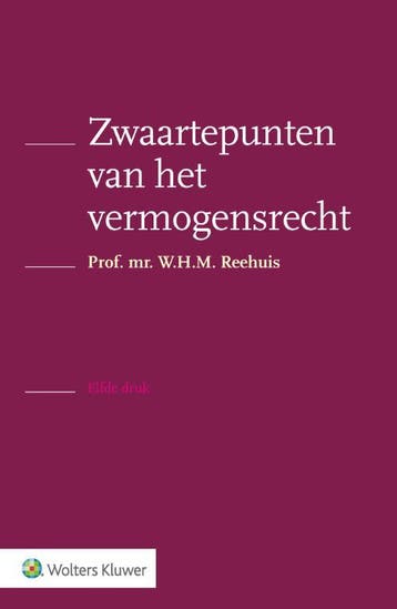 Zwaartepunten van het vermogensrecht 9789013148596, Verzenden, Gelezen, W.H.M. Reehuis
