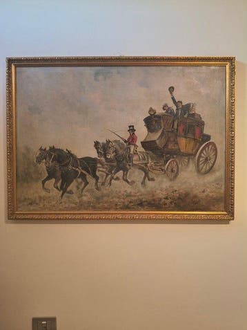Alfredo Tominz (1854-1936) - La diligenza dei poveri