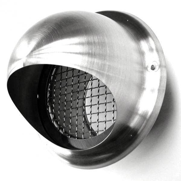 Bolrooster RVS Ø 200mm met grofmazig gaas - hoge doorlaat, Doe-het-zelf en Bouw, Ventilatie en Afzuiging, Nieuw, Verzenden
