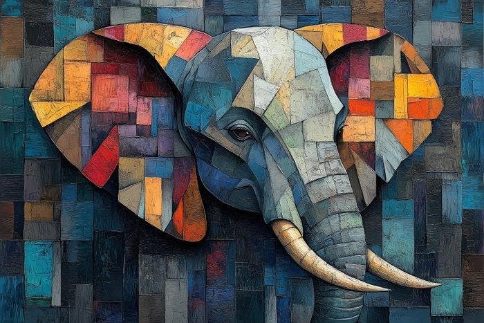 CoCo - Modernist Mammoth - XXL, Antiek en Kunst, Kunst | Designobjecten