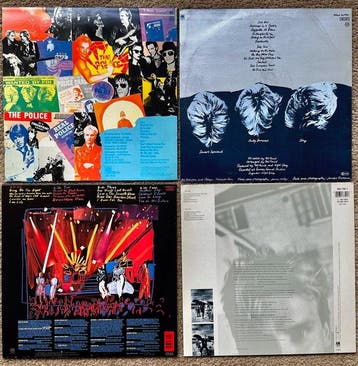 Sting, Police - 4 x great albums - Diverse titels - LP