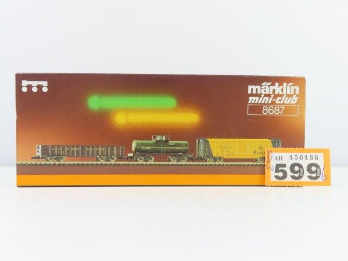 Märklin Z - 8687 DUBBEL - Modeltrein goederenwagonset (1) -, Hobby en Vrije tijd, Modeltreinen | H0