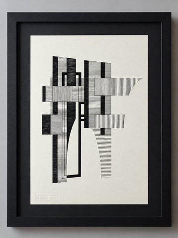 Eugène Eechaut (1928-2019) - Abstract ink composition