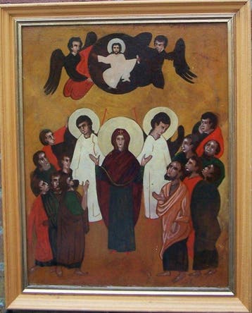 Icoon - Hemelvaart van Christus - Hout - Hemelvaart van