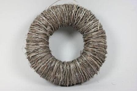 Krans Mactan Grass White Wash 35 cm, Hobby en Vrije tijd, Knutselen, Nieuw