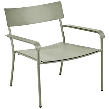 Serax Loungestoel August Aluminium Groen - Tuinstoel - Nieuw, Verzenden, Nieuw, Aluminium