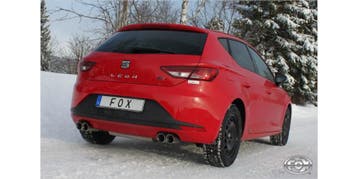 FOX Seat Leon 5F einddemper rechts/links - 2x80 type 25 rech, Auto-onderdelen, Uitlaatsystemen, Verzenden, Nieuw