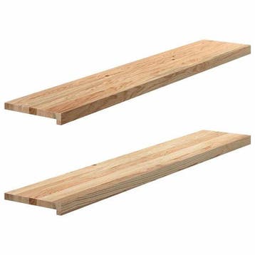 Lot 2 appuis fenetre chene massif 140x30 - Seconde chance, Verzenden, Nieuw