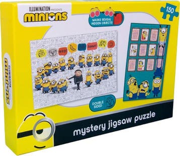 Minions Tweezijdige Puzzel Mystery (150 stukken), Collections, Ophalen of Verzenden