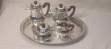 Christofle, Gallia, Fleuron - Koffie- en theeservies (5) -