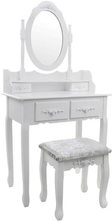Make-up tafel 75cm | Wit | Laatste Stuks!, Ophalen of Verzenden, Met wielen, Nieuw