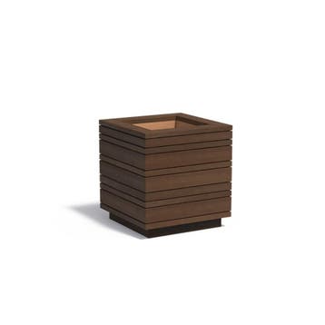 Bamboe plantenbak 80x80x85cm - Met bodem, Tuin en Terras, Vierkant, Nieuw, 60 tot 100 cm, 60 cm of meer