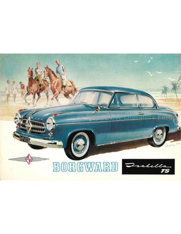 1955 BORGWARD ISABELLA TS BROCHURE DUITS