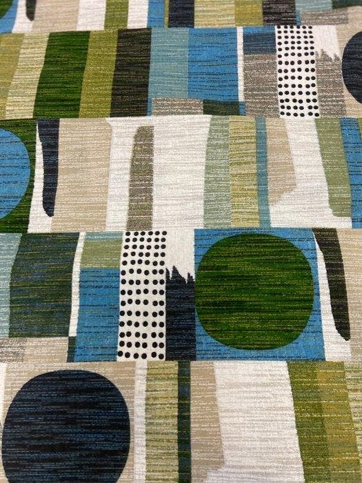 Huidige stof met optical patroon in dubbele hoogte zonder, Antiquités & Art, Tapis & Textile
