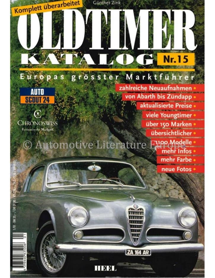 2001 OLDTIMER KATALOG DUITS 15, Boeken, Auto's | Boeken