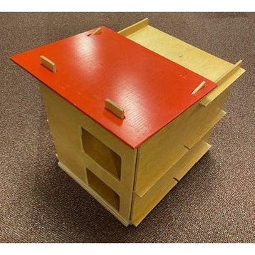 Educo Groot poppenhuis, Verzenden, Nieuw