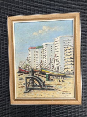 A. R. Harmsen (XX) - Historisch strandgezicht