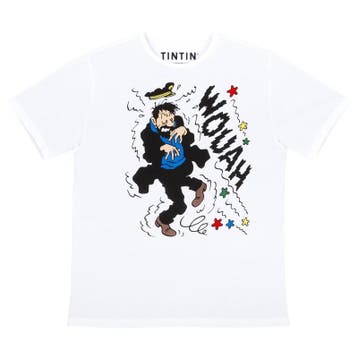 Kuifje T-Shirt Haddock Wouah, Verzamelen, Ophalen of Verzenden, Nieuw